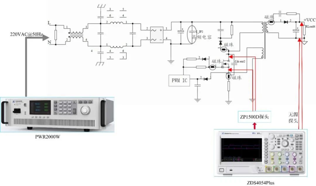 圖3 充電器電路的調(diào)試示意圖