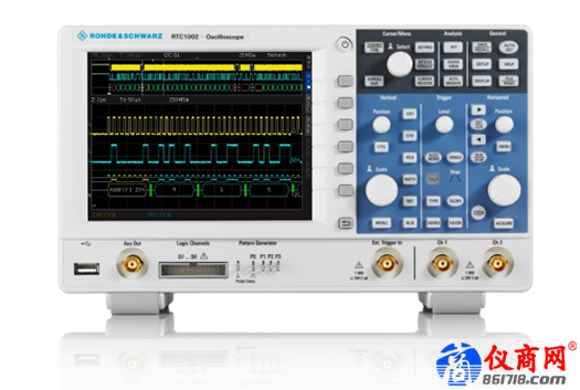 羅德與施瓦茨公司發(fā)布R&S RTC1000系列緊湊經(jīng)濟(jì)型示波器
