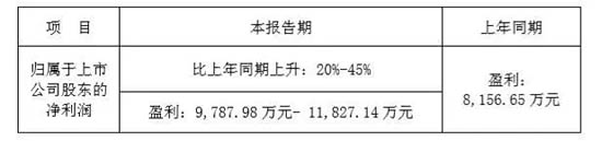 匯中股份2019年度業(yè)績預告