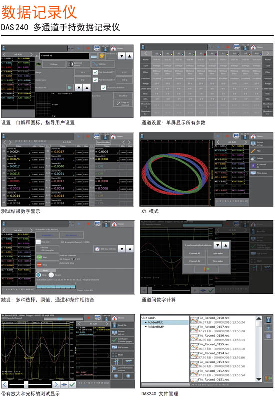 同惠DAS 240記錄儀介紹